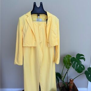 Stradivarius Yellow Pantsuit